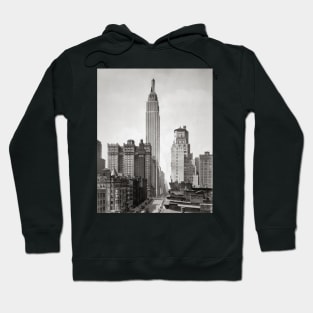 Empire State & Midtown Manhattan, 1931. Vintage Photo Hoodie